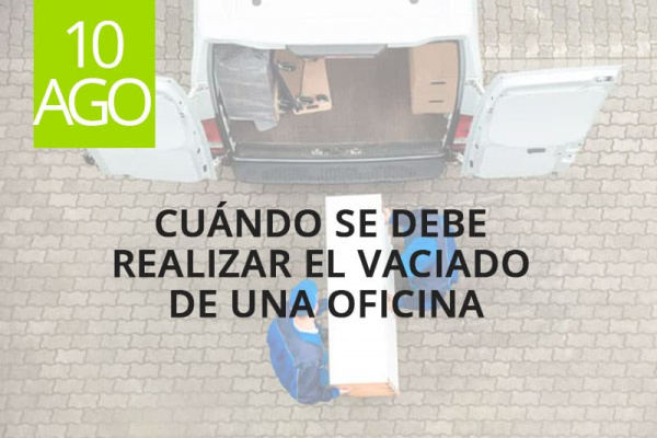 realizar el vaciado de una oficina