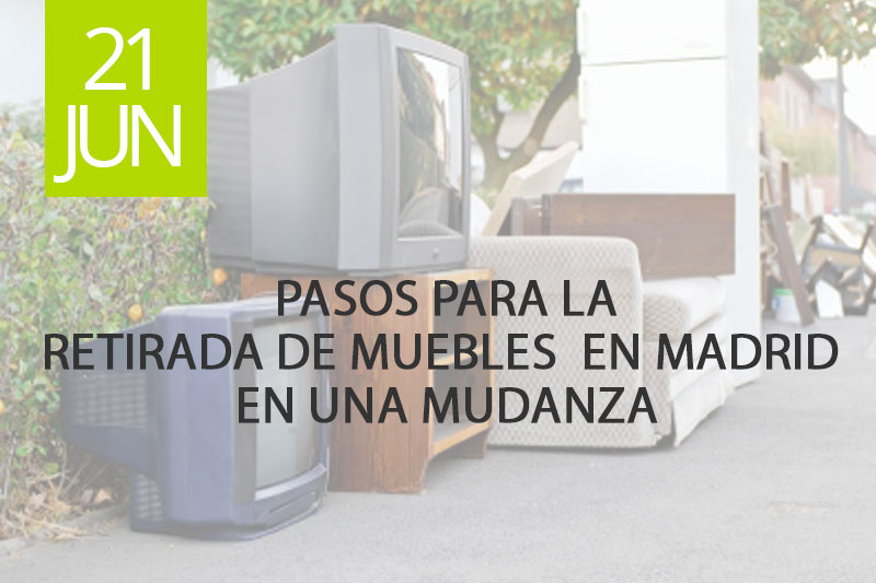 retirada de muebles en Madrid